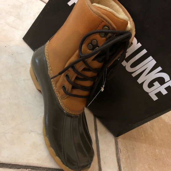 Daisy Fleeced-lined leather boot (tan/brwn) - Picture 3 of 3